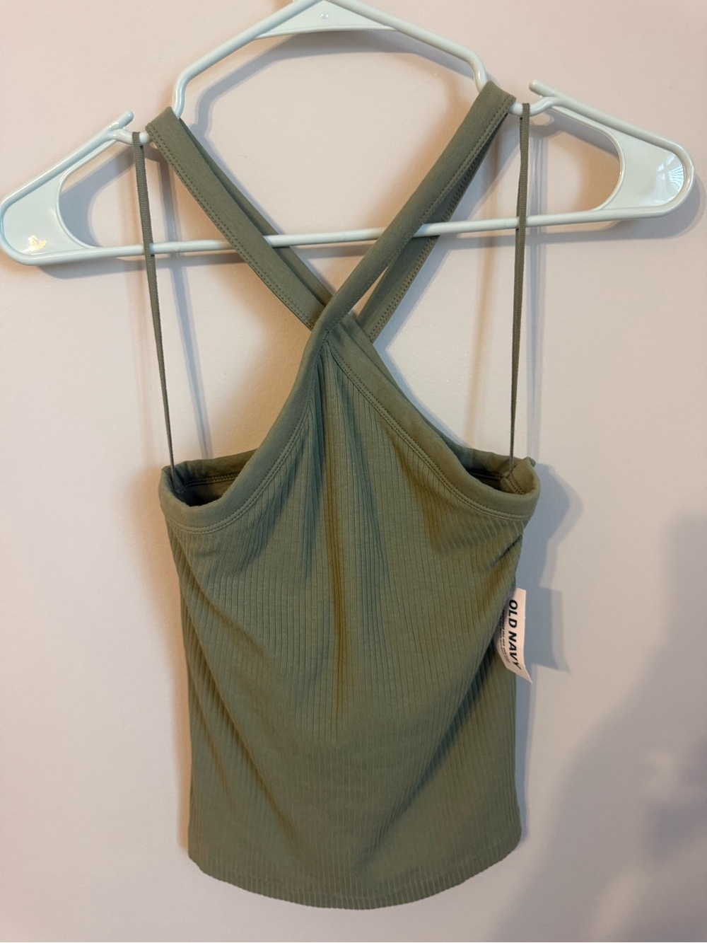 Old Navy Green Halter Top